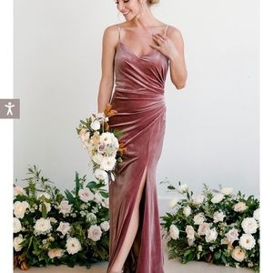 Emerald green velvet